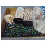 Marbles, Sea Shells and more