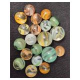 Vitro Caged Horseshoe Cat Eye Marbles