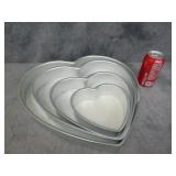 Wilton Graduated Heart Shaped Cake Pans, New