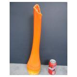 VTG LE Smith Bittersweet Orange Swung Vase
