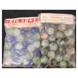 Wheaton Agate and Champion Agates Marbles