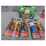 Star Wars Pez Dispensers & small Lunch Box