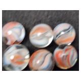 Vitro Hybrid Cats Eyes Marbles - Liberty Colors