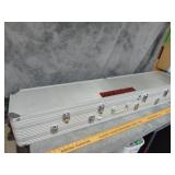 Large Metal 2-Rifle Gun Case, Rolling