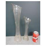 Large & Small VTG Swung Vases