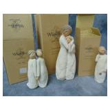 Three Willow Tree Figuines