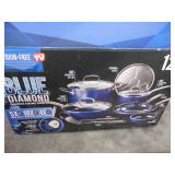 Blue Diamond Pan Set, No Lids