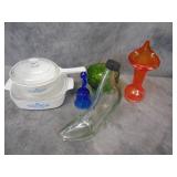 VTG Corning Casseroles, and VTG Glass