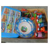 Thomas the Train Case, Cars, and Bowl