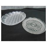 Two Crystal Platters