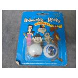 VTG Bullwinkle and Rocky Marbles, NIB