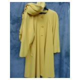 Women's Marilyn Wallace Coat w/Shawl, Sz 8