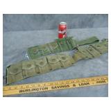 Two Military Ammo Belts