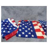 Group of US Flags