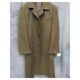 Men's Falcone Suede Cloth Coat, Sz 46