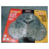 NIB Saw Blade Clock