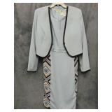 Grey Women's DVC 2 Pc Dress, Sz 4