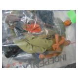 Two Jointed Men Action Figures and Accessories