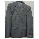 Men's Falcone Italian Designer Suit, Sz 46R, 40W