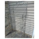 Metal Folding Garden Shelf Unit