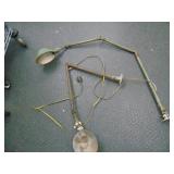 Two VTG work bench Lamps