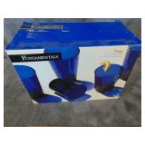 NIB Cobalt Glassware Set