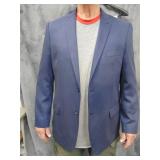 Mens Suit, Navy w/White Pants, Sz 42, 39W