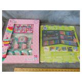 Kids Tea Set and Art Set, all NIB
