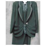 Black Women's St Anthony 2 Pc Dress, Sz 8