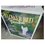 NIB Flower Bed Fountain