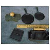 Mini Cst Iron Pans and BBQ Presses