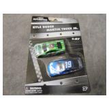 Busch & Truex Jr Die Cast Cars, NIB