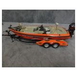 Tony Stewart  Die Cast Boat & Trailer