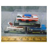 3 Die Cast Cars in Cases