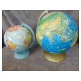 Two VTG Globes