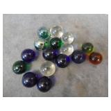 16 Clearie Shooter Marbles