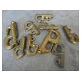 VTG Murray Brass Sailboat Caribeaners, 2 lg, 7 sm
