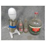 VTG Bottles and Plastic Blender