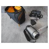 Canon Video Camera and Bag, works