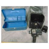 VTG Movie Camera and Tackle Box