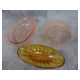 VTG Depression Glass Serving Pieces