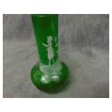 VTG Mary Greporty Green Bulb Vase