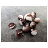 10 Marble King Purple Rainbow Marbles