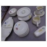 VTG Franciscan Earthenware Autumn Leaves Dishes