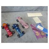 VTG Pinewood Derby Cards and misc