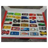 Die Cast Toy Vehicles in Case