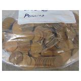 250 1940s Wheat Pennies