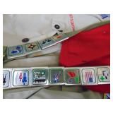 VTG Boy Scouts Leader Shirt, Hat, Belt, Awards