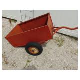 Metal Pull Behind Garden Cart