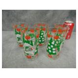 VTG Christmas Glasses, no chips